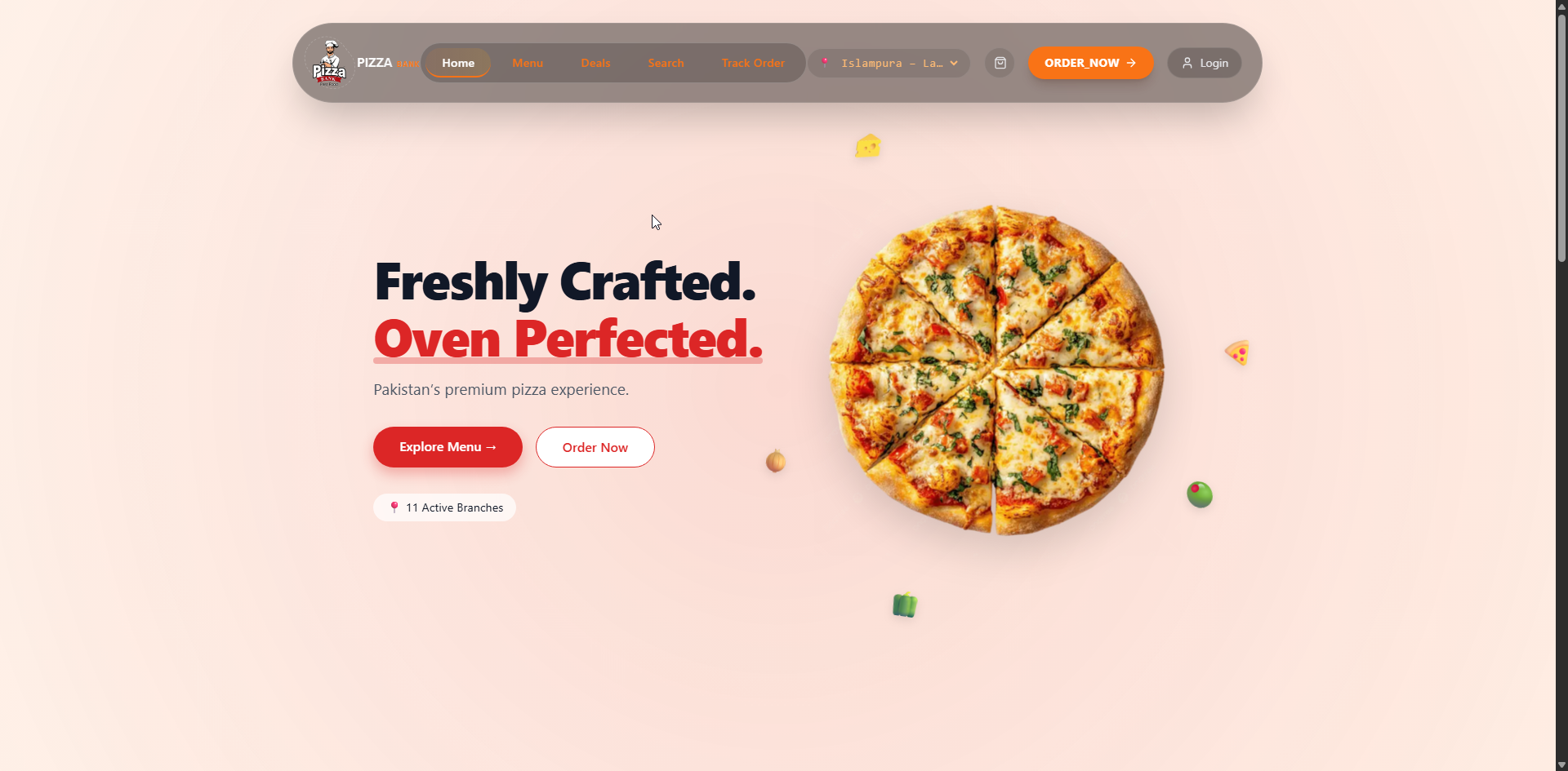 Desi Pizza Bank